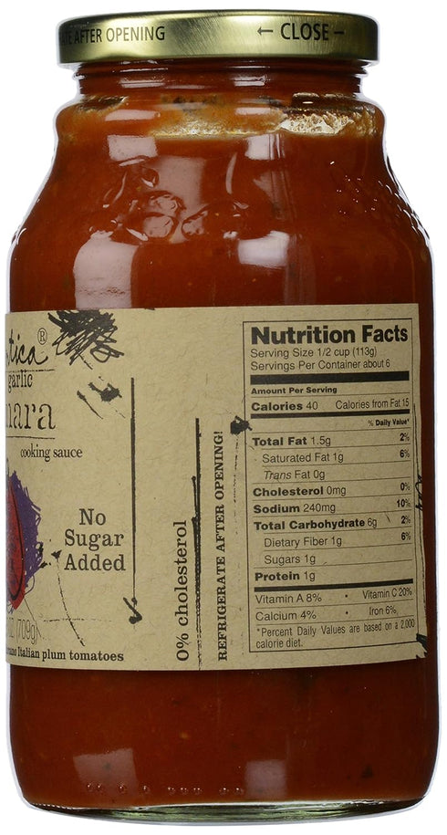 Cucina Antica Garlic Marinara Sauce, 25 oz
