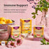 Immune Pack 16 Pack (3 Packs) Immunity Set Immune, Yogi Tea Support Tea Variety - Bags per - Support Sampler - Sweet