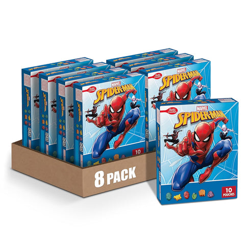 Spiderman Fruit Flavored Snacks, Treat Pouches, Gluten Free, 10 ct (Pack of