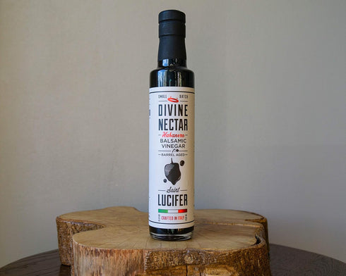 8.5oz 250ML Saint Lucifer, Divine Nectar - Habanero Infused Balsamic Vinegar, - | Gluten Free, Sugar Free, Vegan
