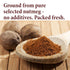The Spice Way 4 oz Ground Nutmeg - Premium Powder in Resealable Bag