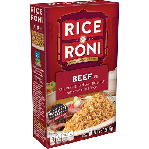 Quaker 6 Count Rice A Roni, Beef