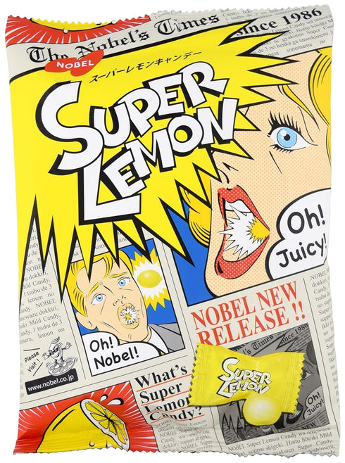 Nobel Super Lemon Candy, 3.1oz, 3 Pack