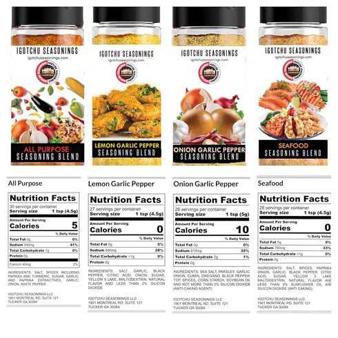 Igotchu Seasonings Seafood Lovers Bundle