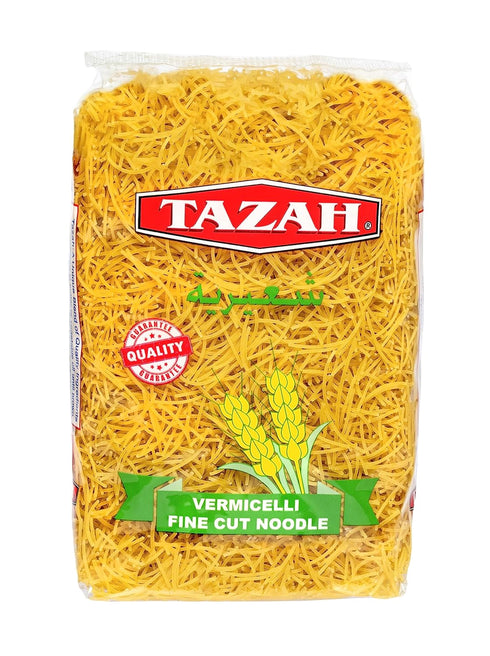 Tazah Vermicelli Noodles 15.87oz (450g) - Delicious, Nutritious, Quick-Cooking, Versatile Pasta -