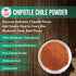Chipotle Chili Powder Seasoning - 4oz Natural Premium Spice for Meats, Grilling Rubs, Medium to High Heat