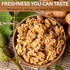 48 Oz 3 Lbs Premium Natural Walnuts in Shell Walnuts in Shell, Jumbo, Fresh, Buttery Taste, Easy to Crack, California