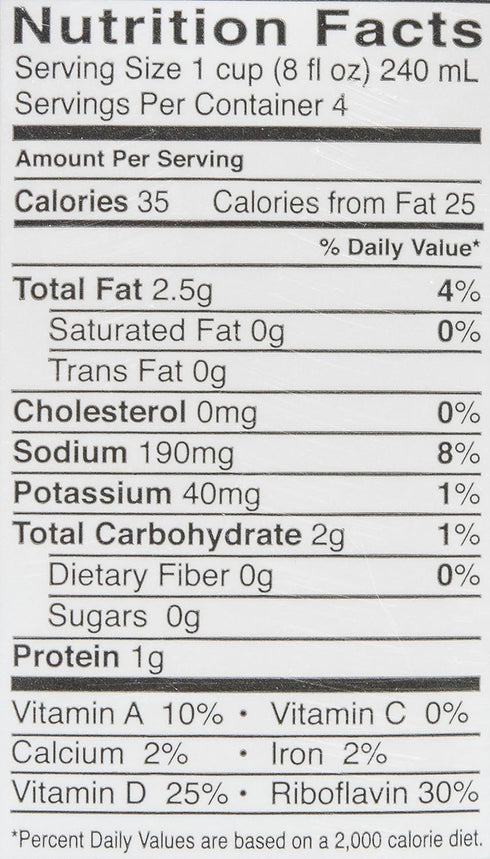 32 Pacific Foods Organic Original Almond Milk, Unsweetened, Ounce