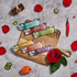 14 Man Crates Gift for Men Meat Heart with Beef & Pork Sticks Heart-Shaped Meat Snack Box for Him, Boyfriend, Husband