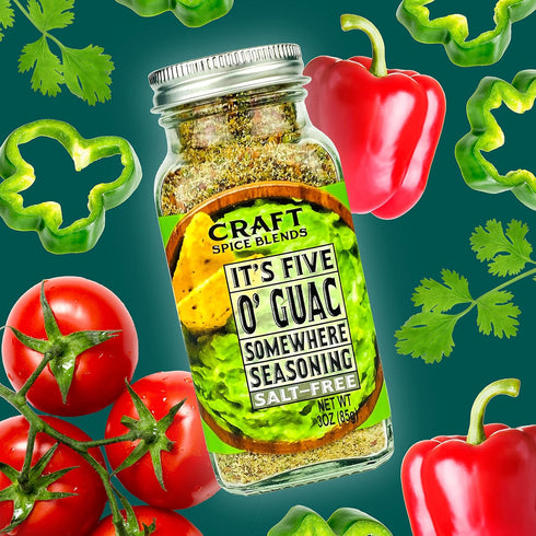 4-Pack Set Craft Spice Blends Happy Hour Seasoning Gift - Top Shelf Spices Raising the Bar on Flavor - Spice Blends