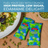 (12g), 0.9oz 24 Pack Edamame Beans Snack by Zest Delites, Crunchy Dry Roasted, Sea Salt, Healthy Snacks High Protein