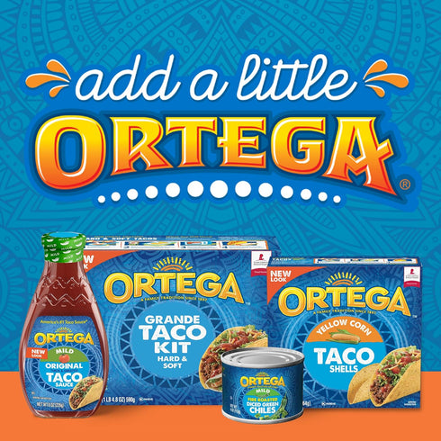 8 (Pack 12) Ortega Original Taco Sauce, Mild, Ounce