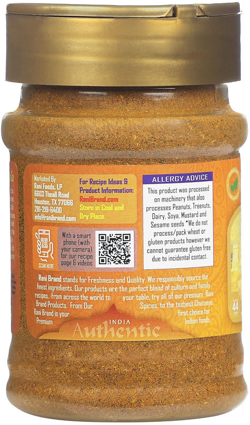 Rani Fish Curry Masala, 14-Spice Curry Blend for Fish, 3oz PET Jar, All Natural, Vegan, Gluten Friendly