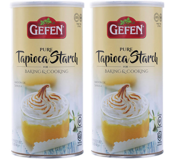 Gefen, Gluten Free Tapioca Flour, Tapioca Starch, 16 Ounce (2 Pack) With