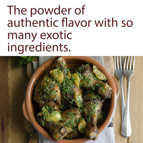 The Spice Way Ras El Hanout Moroccan Meat Spice Blend - Turmeric, Cinnamon, Coriander, Salt Free, 4 oz.