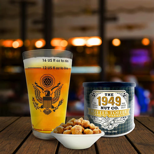 The 1949 Nut Co. 10 oz. Butter Toffee Candied Virginia Style Peanuts | Oil Roasted Peanuts | Fried Peanuts with a