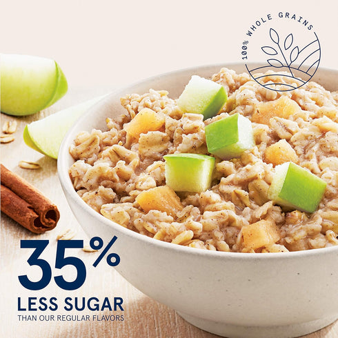 8 9.3 Quaker Instant Oatmeal, Lower Sugar Variety Pkts, Ounce