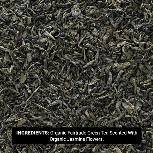 16 (Pack 1) Frontier Co-op Organic Fairtrade Jasmine Green Tea, All Natural Loose Leaf Tea Leaves, Kosher | Ounce