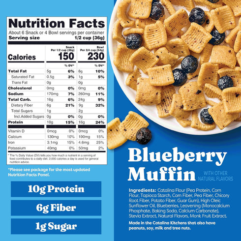 11g Pack (Pack 2) Catalina Crunch Protein Cereal | Sugar Free Breakfast Cereal with up to of Protein | Gluten Free