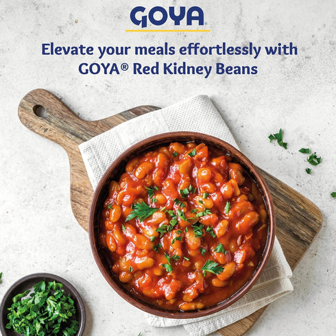 15.5 (Pack 8) Goya Foods Red Kidney Beans, Ounce