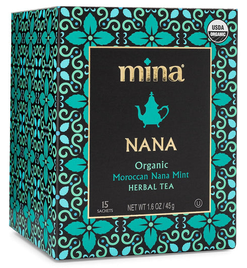 MINA Organic Moroccan Nana Mint Herbal Tea, 15 CT