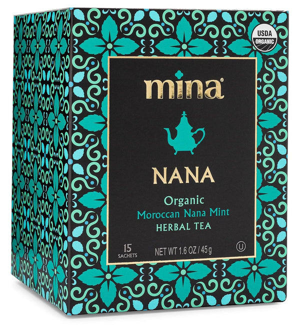 MINA Organic Moroccan Nana Mint Herbal Tea, 15 CT