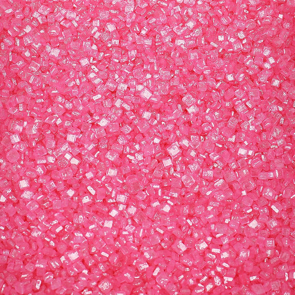 Pink Sanding Sugar for Baking, Pink Sprinkles 130g/4.59oz, Pink Sanding Crystal Sugar