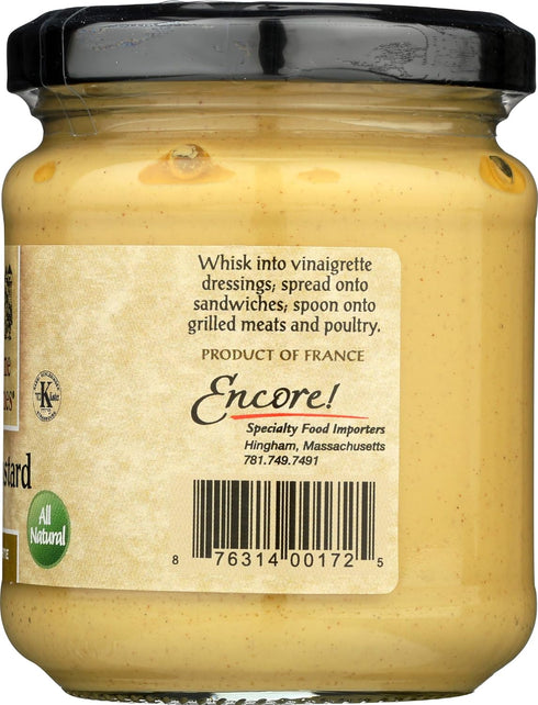 Domaine des Vignes 7oz, 200g, Pack 2 Dijon Mustard Extra Forte