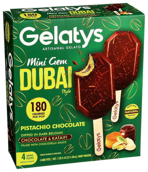 Gelatys Frozen Gems Mini Gelato Dubai, 6 Fl Oz