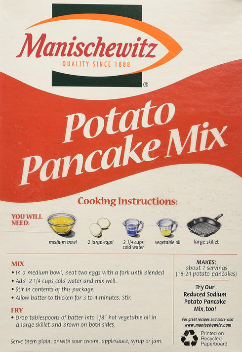 6.0 OZ(Pack 3) Manischewitz Potato Pancake Mix
