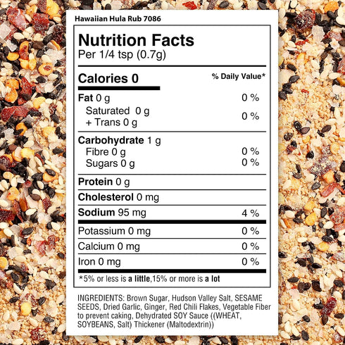 6.2 oz 3 Pack 7086 The Spice Lab Hawaiian Hula Rub - Brown Sugar, Sesame Ginger & Soy Sauce - Sweet Seasoning for Pork