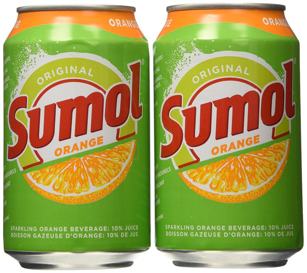 Surgeark Sumol Orange Laranja Soda Portugal 11.15 oz Cans 6 Pack