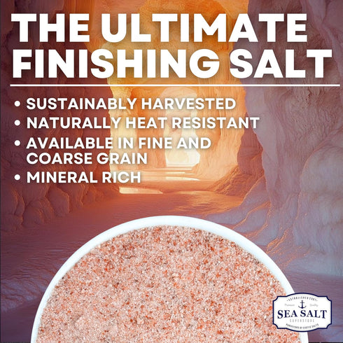 5 lb Pink Himalayan Salt, Fine Grain for Table Shaker - Bag