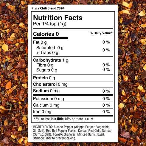 6 PACK The Spice Lab Pizza Chili Blend No Added Salt Artisan Spice Mix with Aleppo Pepper, Korean Chili Flakes, Garlic