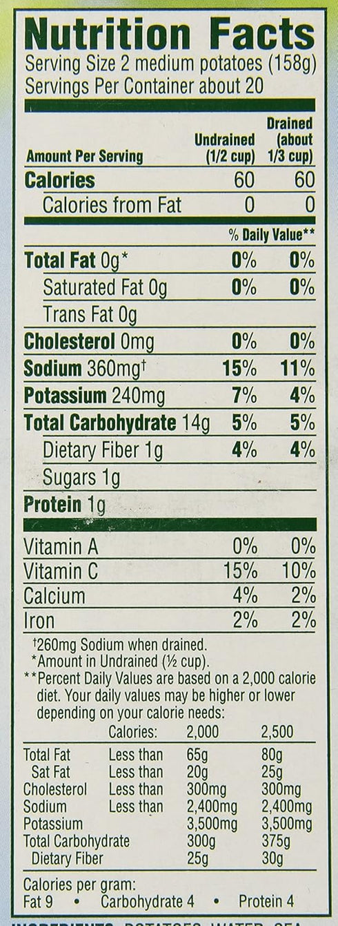 8 Count Del Monte Whole New Potatoes