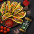 Taco Seasoning Mix - Gluten Free & Low Sodium Garlic Powder Blend for Tacos, Fajitas & Burritos, 4.7oz