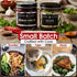 Set: 2 Pack 6 oz Blank Slate Kitchen Gourmet Hot Sauce Gift Box - Spicy Sampler Sichuan Chili Oil and Zhug, jars |