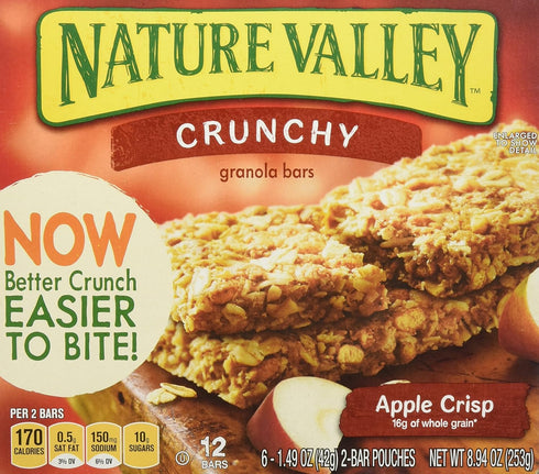 Nature Valley Apple Crisp Granola Bars, 8.9 oz