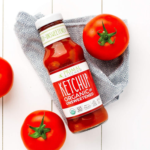 11.3 oz, Pack 2 Primal Kitchen Organic Unsweetened Ketchup, No Cane Sugar or Artificial Sweeteners