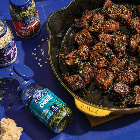 1 2 0.25 Litehouse Freeze Dried Chives - Organic Substitute for Fresh Chives, Jar Equal to Fresh Bunches, Non-GMO