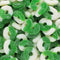 Green Apple Gummy Rings Candy - Fresh, Soft, and Chewy Sugar Dusted