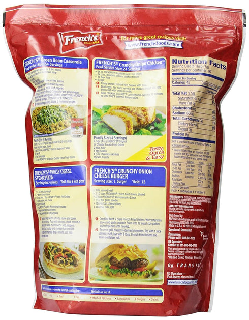 24 French's Fried Onions Original, Ounce