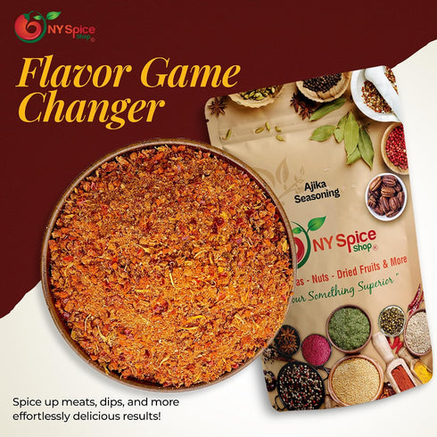 6 NY Spice Shop Ajika Seasoning - Ounce Natural Blend of Delicious Spices and Seasonings for Grilled Chicken, Georgian