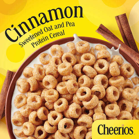 8g 15 oz Cheerios Protein Cereal, Cinnamon, Protein, Family Size