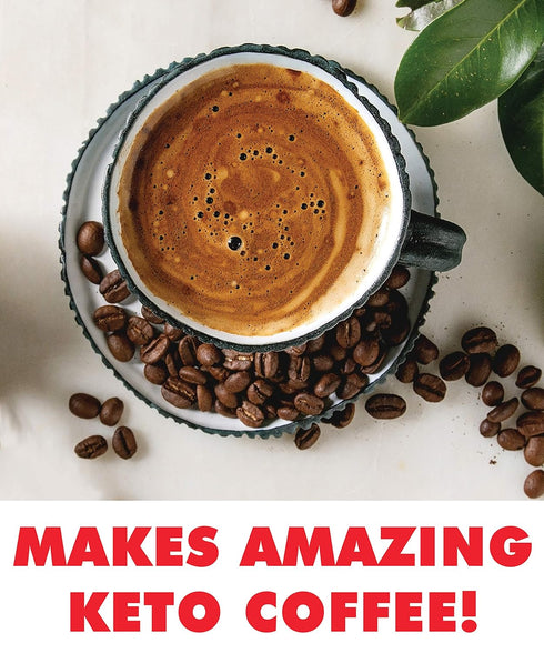 Organic Grassfed Real Butter Powder, Keto NON GMO, rBST Hormone Free, 8oz, Great in Keto Coffee, Unsalted
