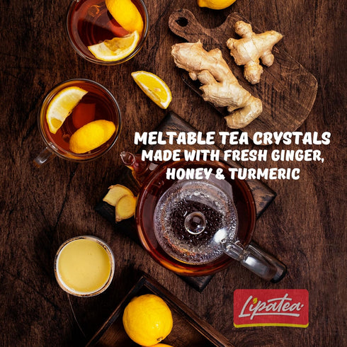 Generic (Pack 2) Lipatea Instant Honey Ginger Drink with Cinnamon, Caffeine-Free, Herbal Tea, Natuarl Tea