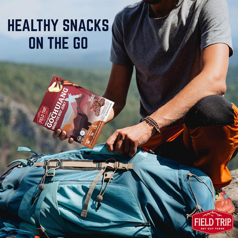 2.2oz 4 Pack, Field Trip Grass Fed Beef Jerky, Healthy Gluten Free Snacks, All Natural, Paleo-Friendly Beef Jerky, High
