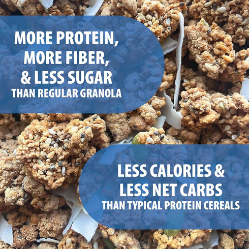 12g 2 15 Julian Bakery ProGranola Cereal | Vanilla Cinnamon | Protein | Paleo | Net Carbs | Gluten-Free | Grain-Free |