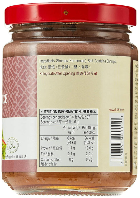 8-Ounce (Pack 4) Lee Kum Kee Fine Shrimp Sauce, Jars