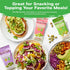 12g-13g 18-Pack 1.05oz Pack Biena Crispy Roasted Edamame Beans Snack High Protein Low Carb Snack for Adults & Kids